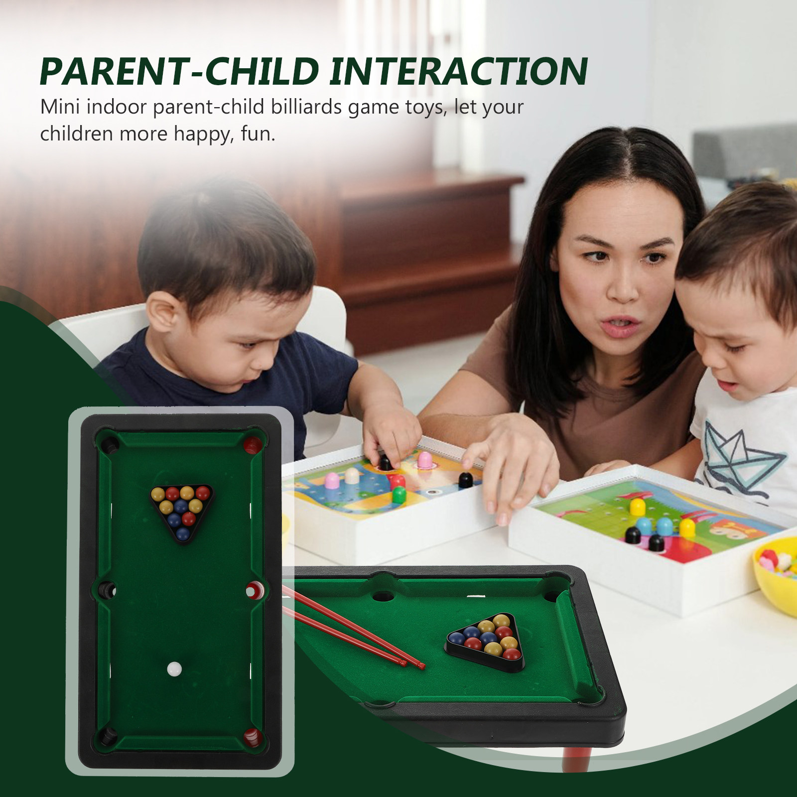 Free Educational Games For Kids - 1 Conjunto de Mini Bilhar de