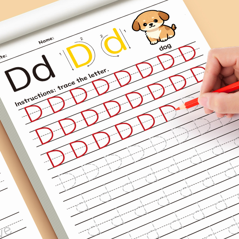 Kids Educational Workbooks - Caderno de Exercícios de Caligrafia com