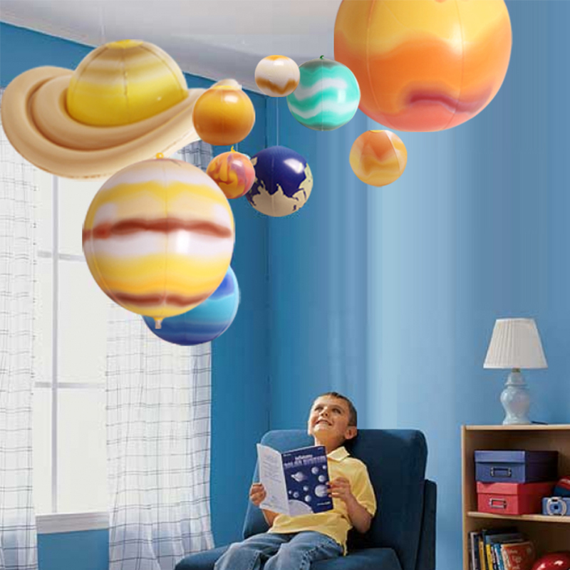 Solar System Model - Bola inflável para crianças, sistema solar,