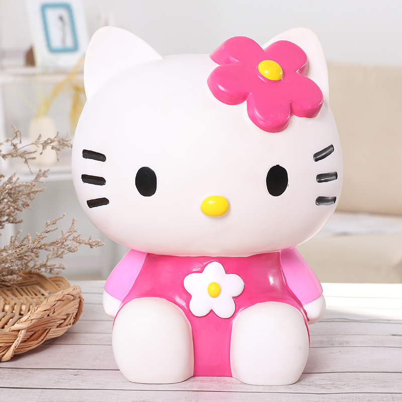 Kids Education Money - 15cm hello kitty crianças cofrinho poupança