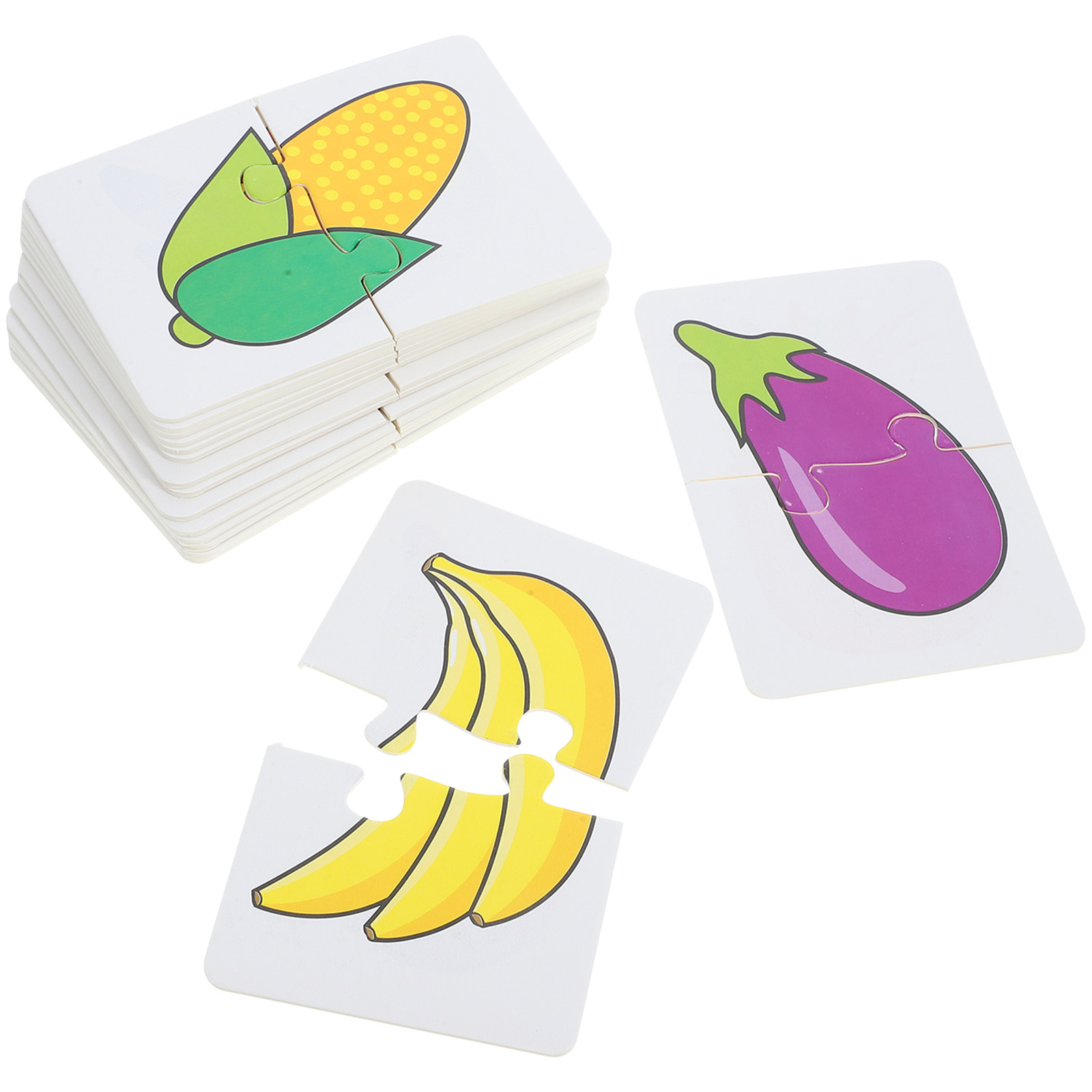 Kids Education Card - Conjunto de Cartões de Frutas e