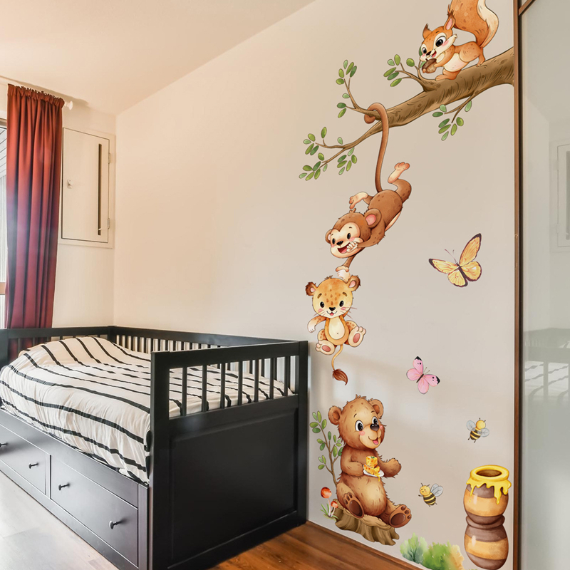 Ramos de animais bonito macaco - Kids Educational Poster avaliação e preço
