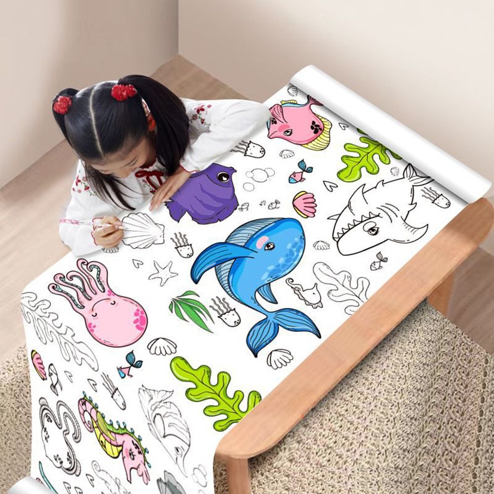 Rolo de Papel para Colorir e D - Kids Educational Workbooks avaliação e preço