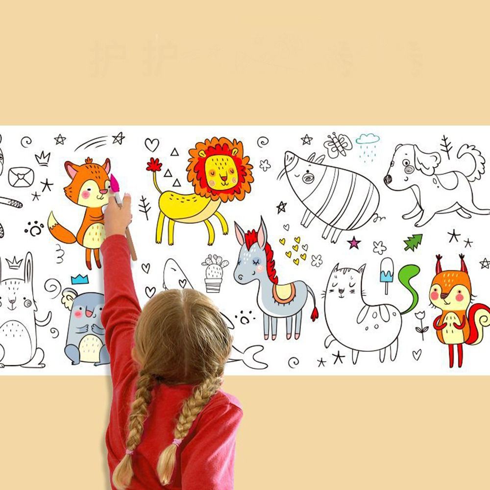 Rolo de Papel para Colorir e D - Kids Educational Workbooks avaliação e preço