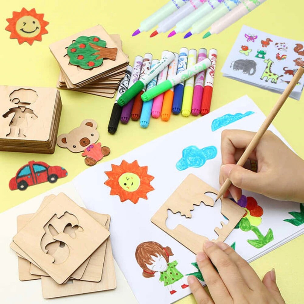 20 pçs montessori crianças bri - Kids Education Template avaliação e preço