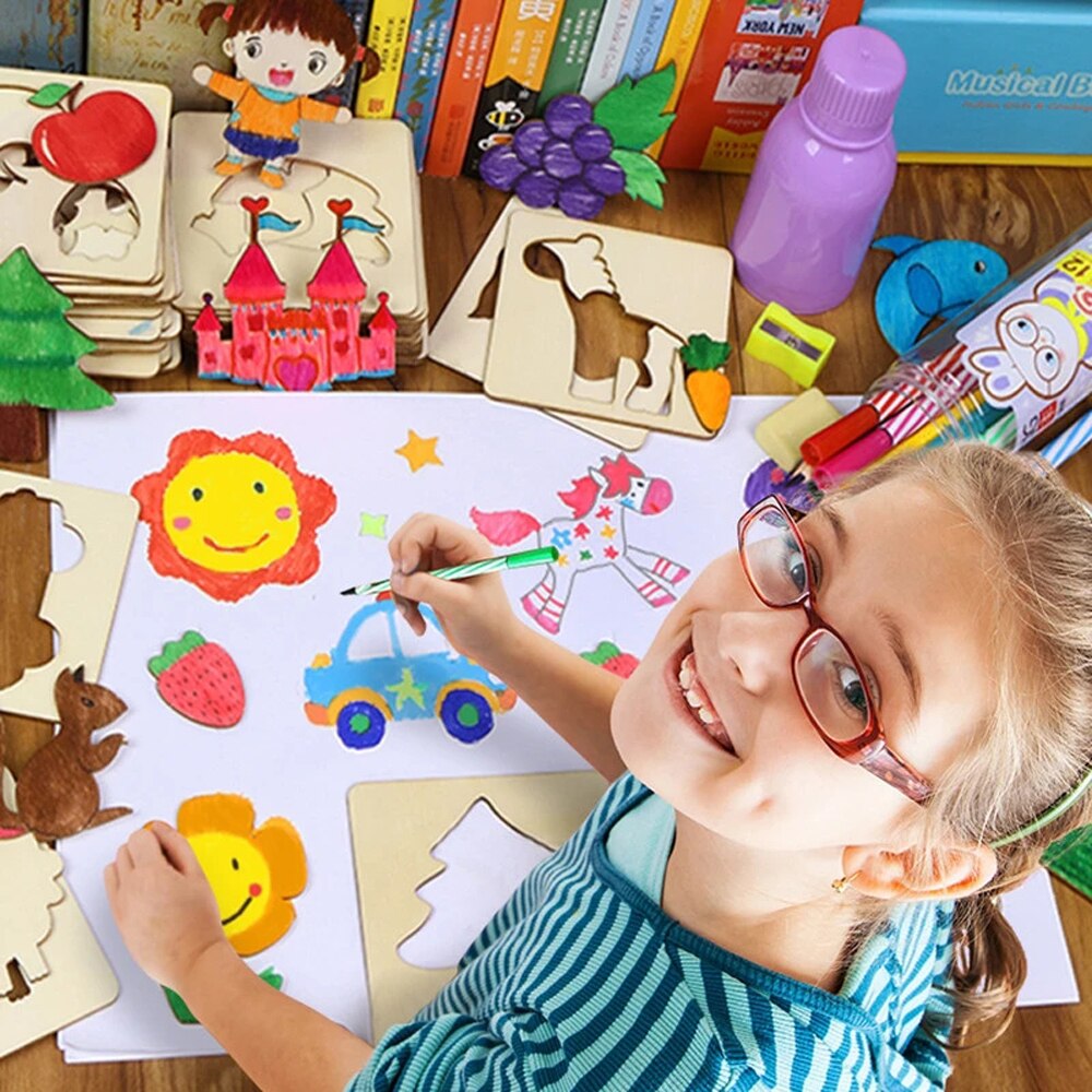 20 pçs montessori crianças bri - Kids Education Template avaliação e preço