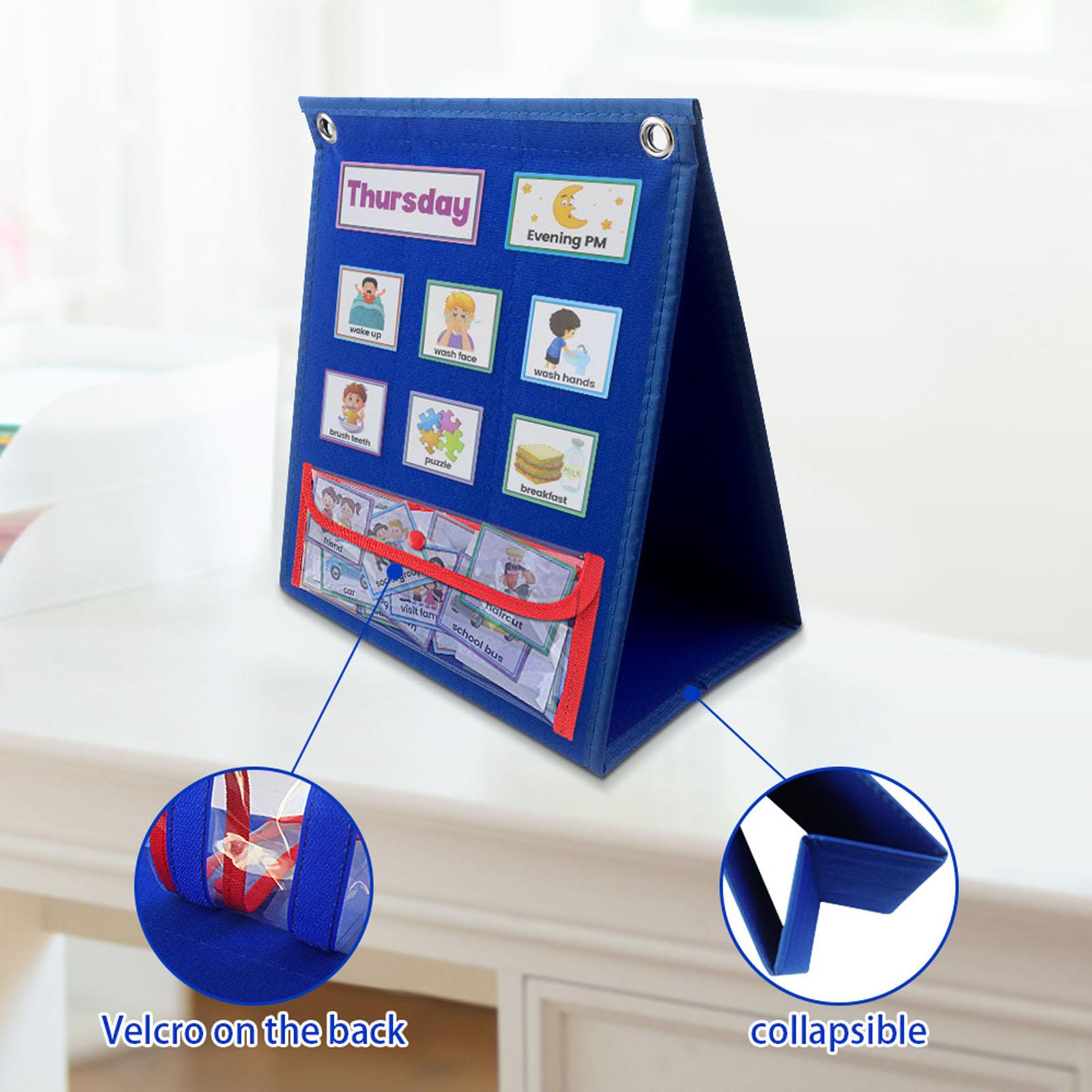 Cartões de rotina diária com c - Kids Education Planner avaliação e preço