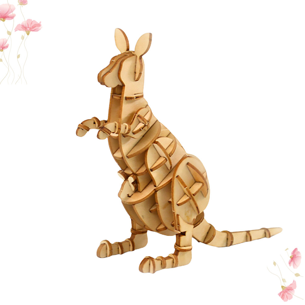 Quebra-Cabeça de Madeira 3D Ca - Kangaroo Kids Education avaliação e preço
