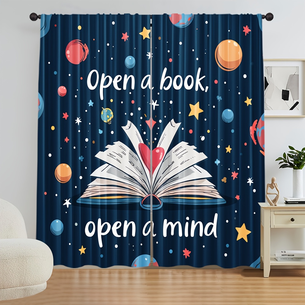 Cortinas de Janela Educacionai - Kids Education Quotes avaliação e preço
