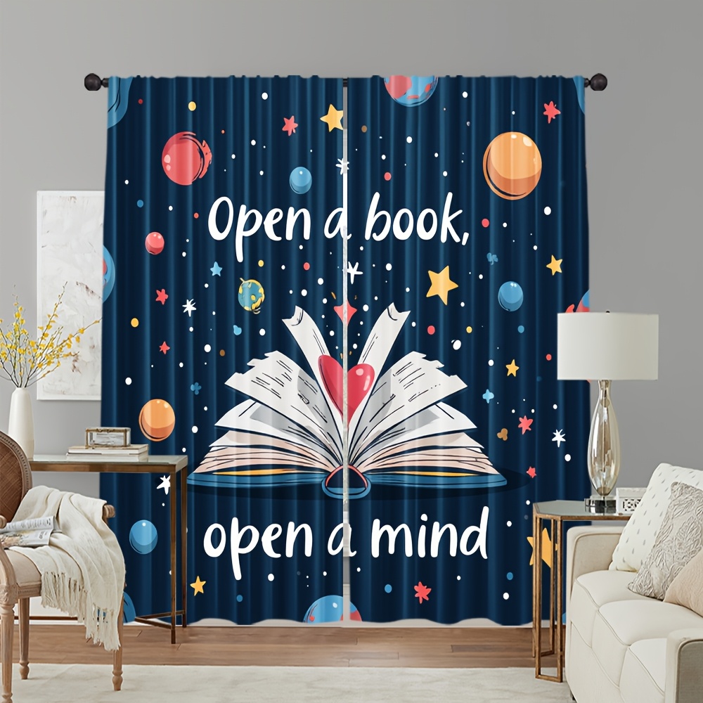 Cortinas de Janela Educacionai - Kids Education Quotes avaliação e preço
