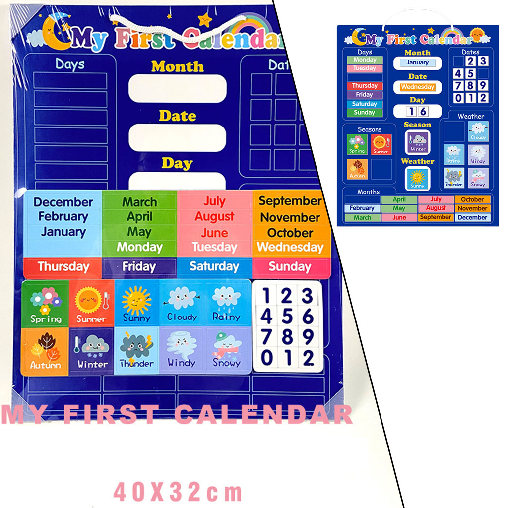 Time Center Calendar Cards for - Kids Education Center avaliação e preço