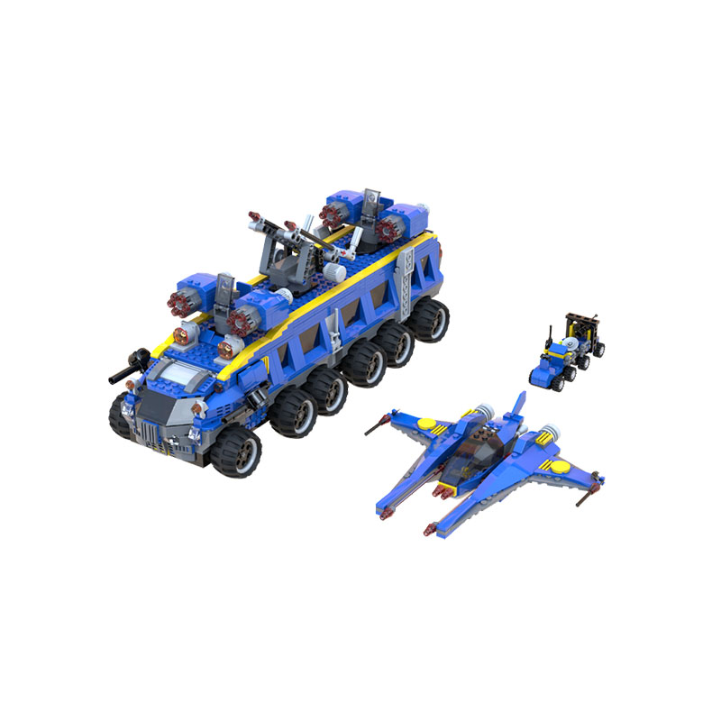 1379PCS MOC Earth Defense HQ - - Kids Definition Of Education avaliação e preço