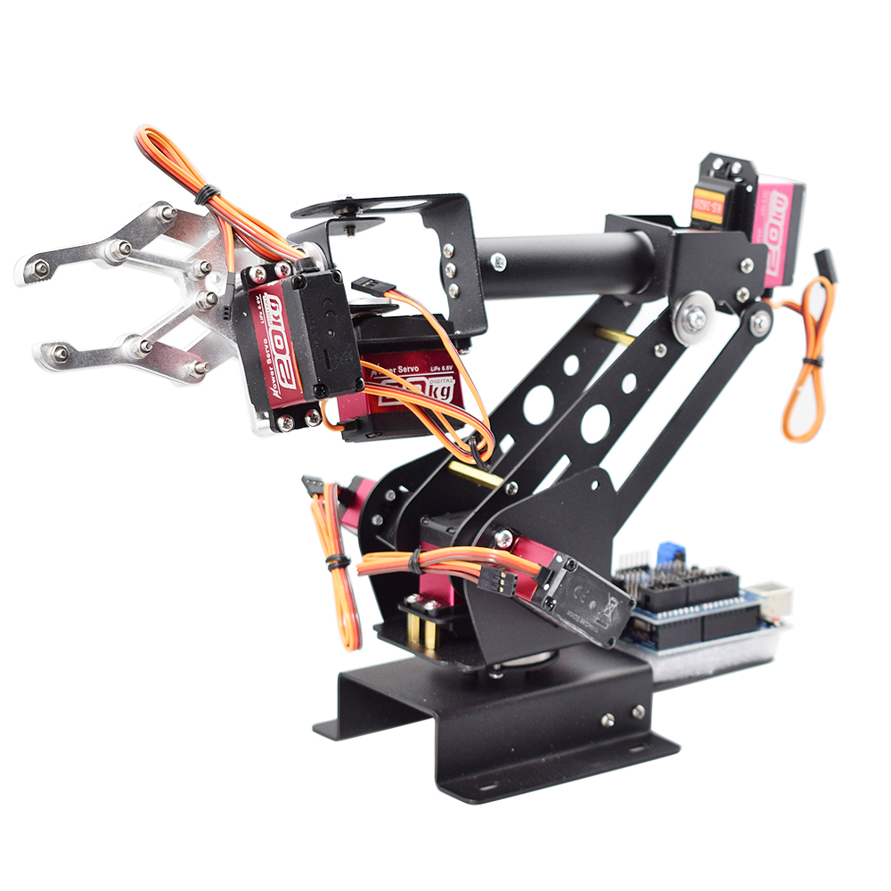 Braço Robótico de 6 DOF com Ga - Coding Robot Toy avaliação e preço