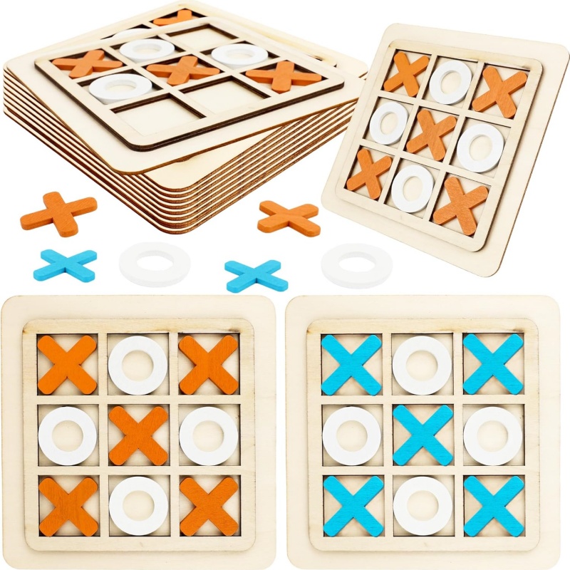 Jogos de madeira tic tac toe,  - Kids Education Template avaliação e preço