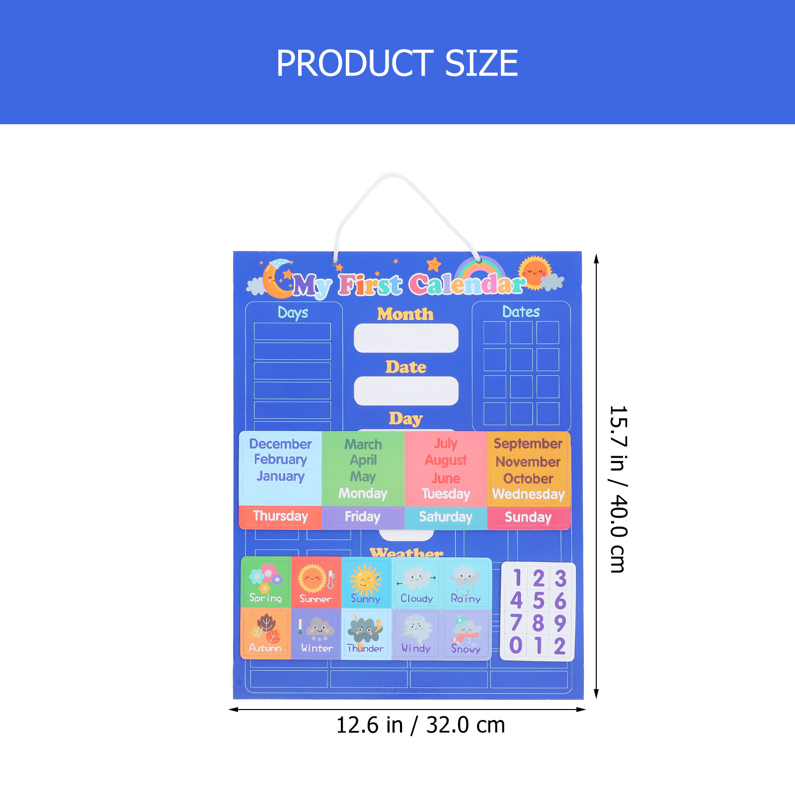 Calendário Meteorológico Criat - Kids Education Center avaliação e preço