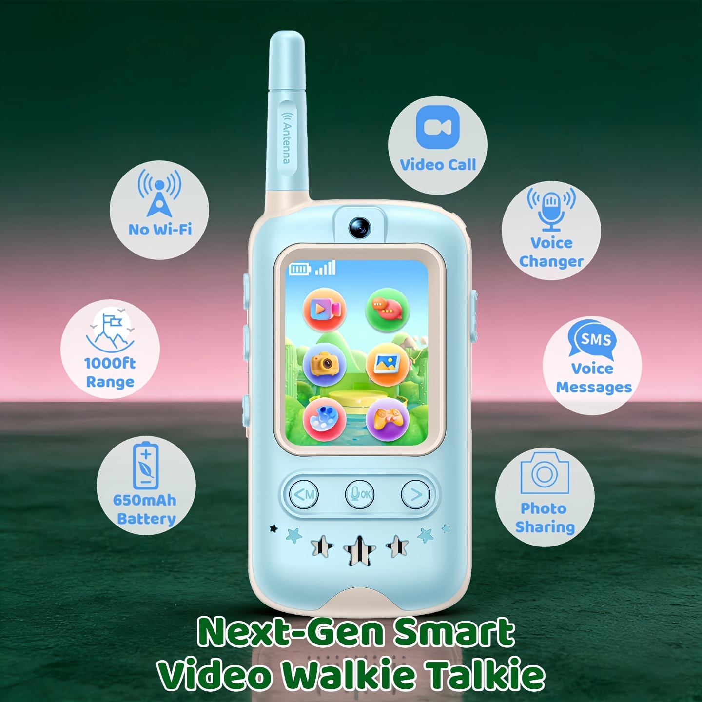 Kit de Walkie Talkie com Vídeo - Kids Education Video avaliação e preço