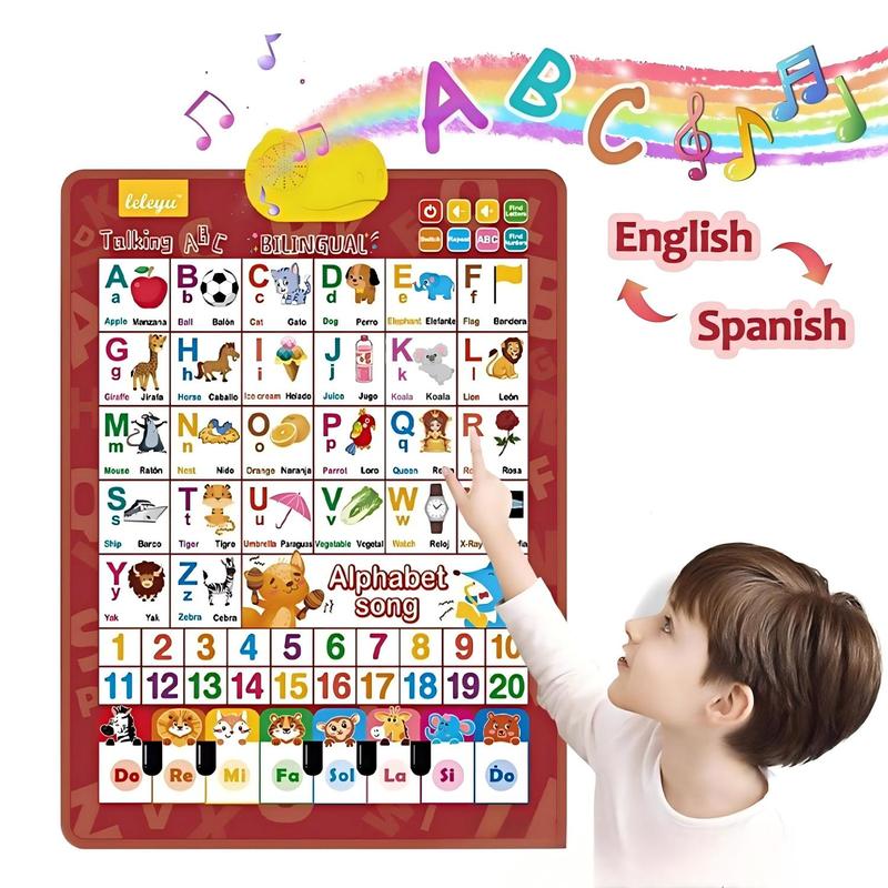Pôster Interativo Bilíngue Ing - Kids Educational Poster avaliação e preço