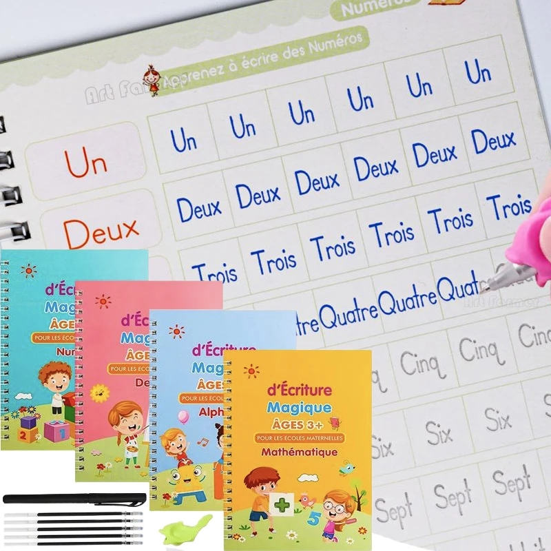 Livro mágico de cópia francesa - Kids Educational Workbooks avaliação e preço