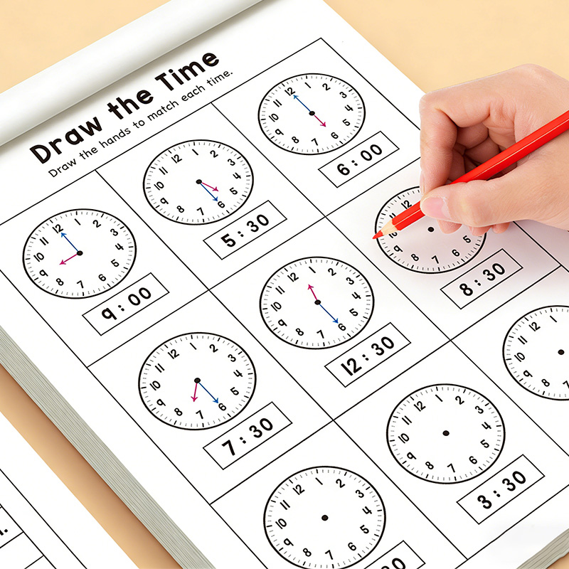 Caderno de Exercícios de Relóg - Kids Educational Workbooks avaliação e preço