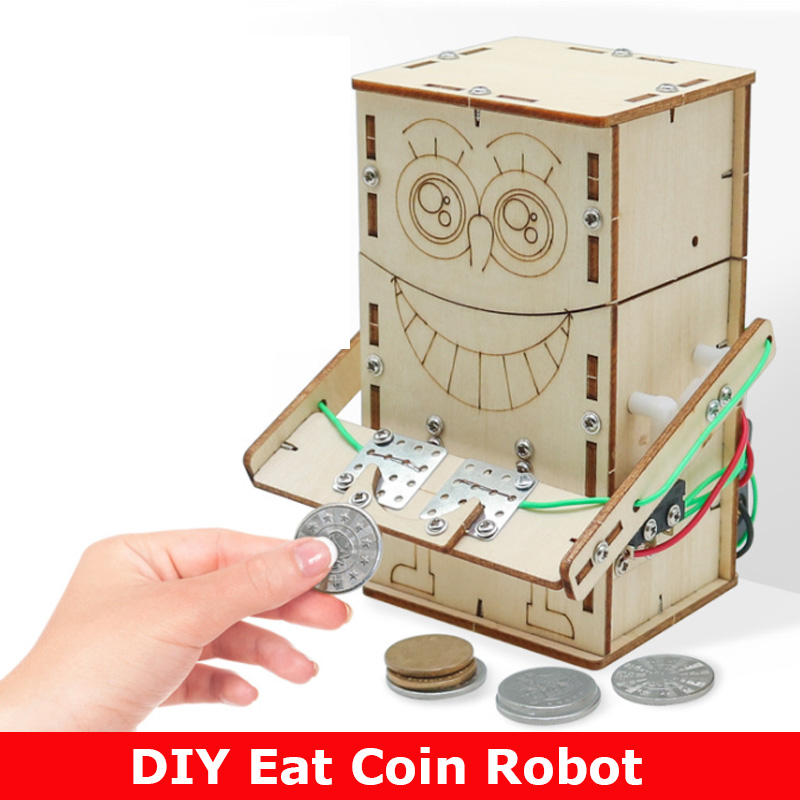 Robô de moeda elétrica de made - Kids Education Money avaliação e preço