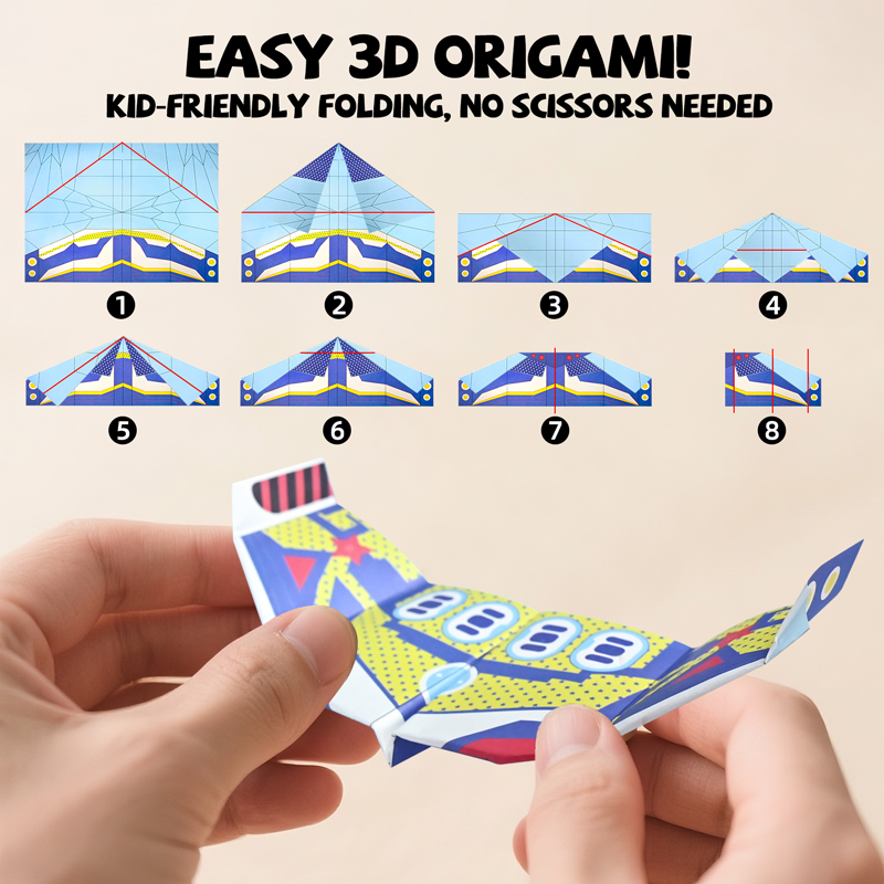 Kit de Origami para Aviões de  - Free Educational Games For Kids avaliação e preço