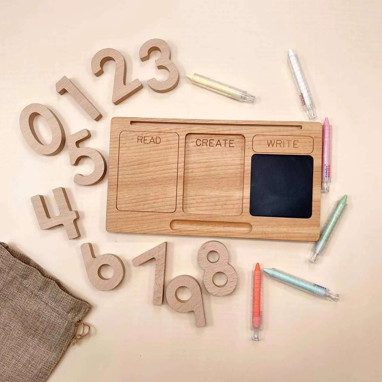 Novas crianças montessori apre - Kids Education Card avaliação e preço