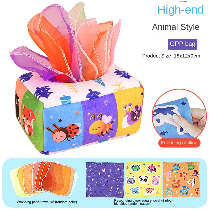 Bebê Montessori Magic Tissue B - Kids Educational Box avaliação e preço