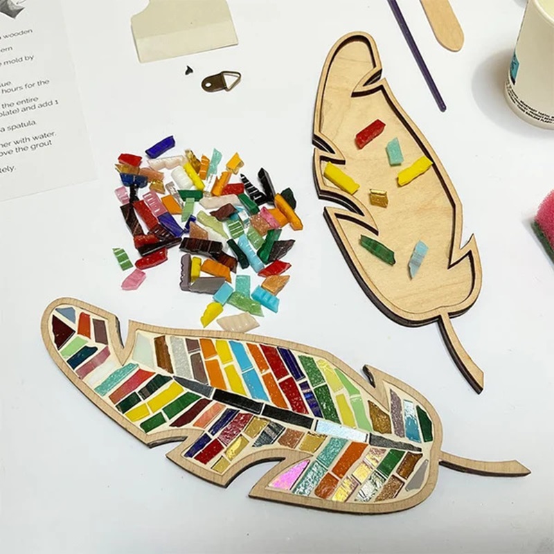 Kit DIY de Mosaico com Penas C - Free Educational Games For Kids avaliação e preço