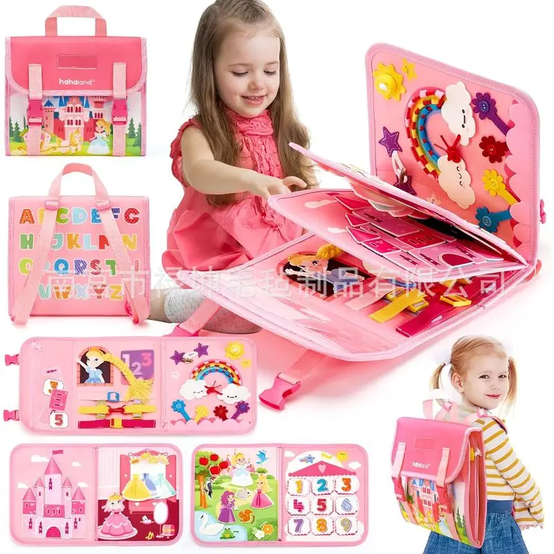 Princess Montessori Felt Busy  - Kids Early Education Books avaliação e preço