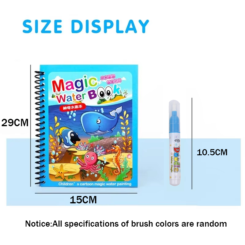 Livro mágico de desenho com ág - Kids Educational Workbooks avaliação e preço
