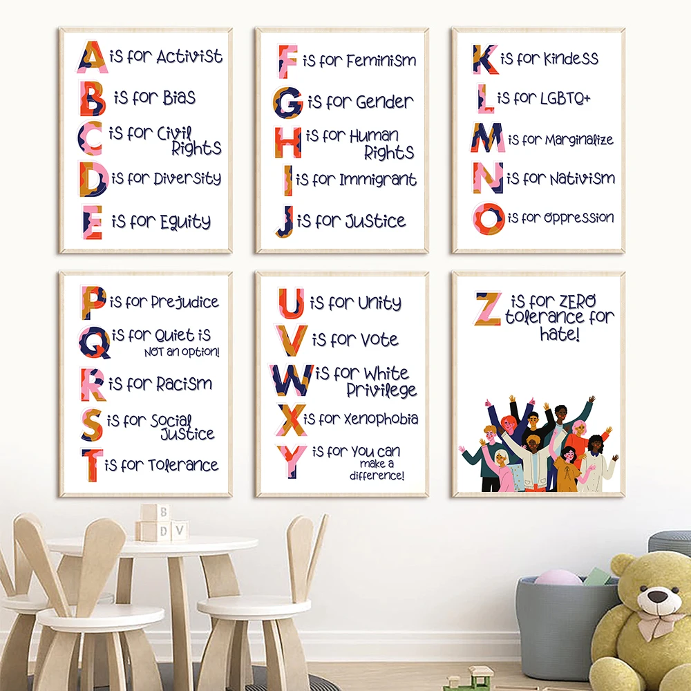 Berçário alfabeto direitos hum - Kids Education Quotes avaliação e preço