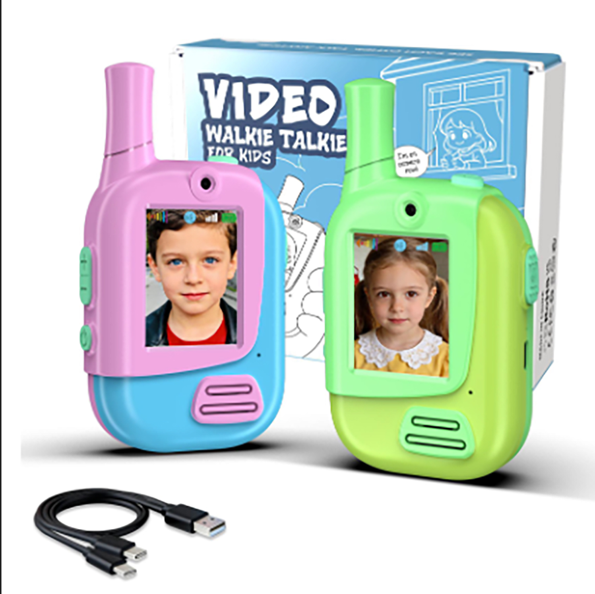 Pacote com 2 Walkie Talkies Re - Kids Education Video avaliação e preço
