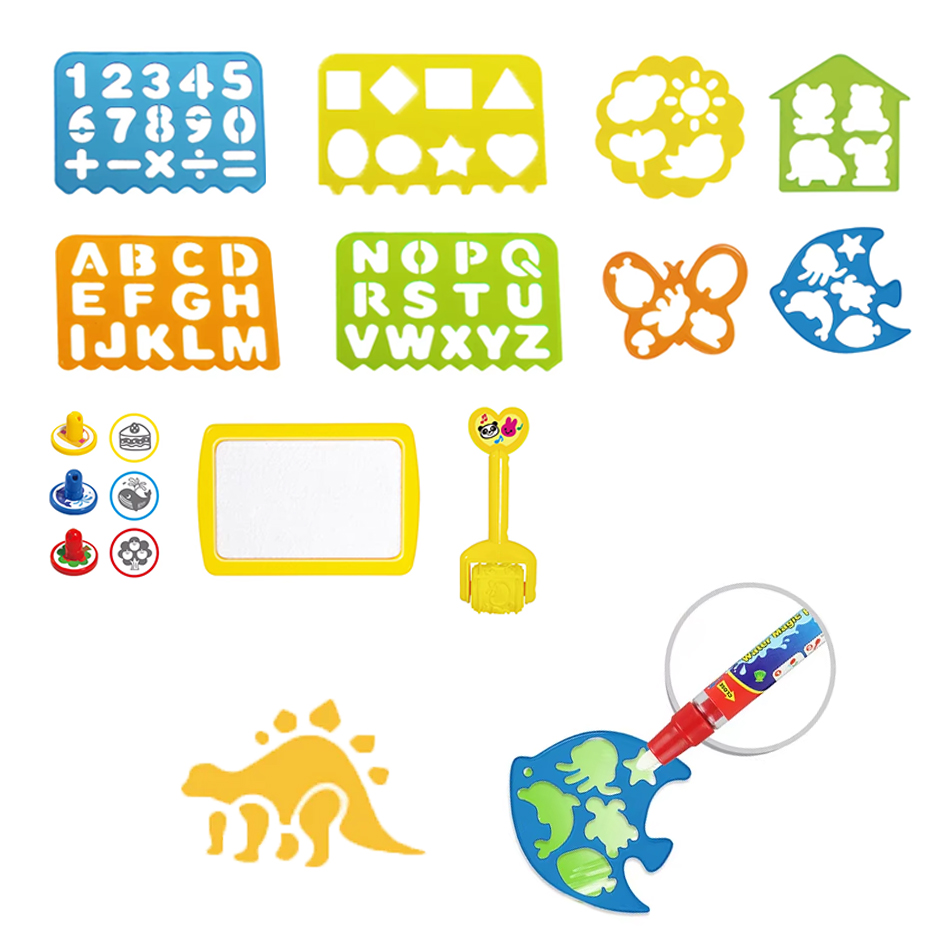 Tapete de desenho de água mági - Kids Education Template avaliação e preço